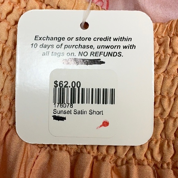 NWT Surf Gypsy Sunset Satin Shorts ONLY- ombré dip dye soft NO TOP INCLUDED - Picture 11 of 16